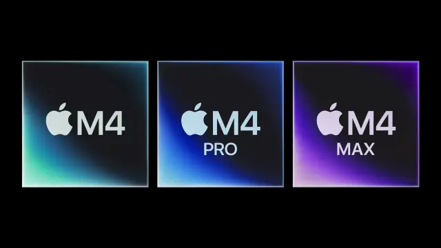 Apple 推出 M4 Pro 和 M4 Max 芯片，与 M4 芯片共同组建超先进的个人电脑芯片阵营