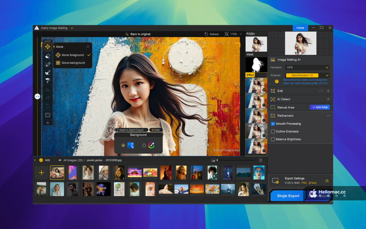Aiarty Image Matting v2.1