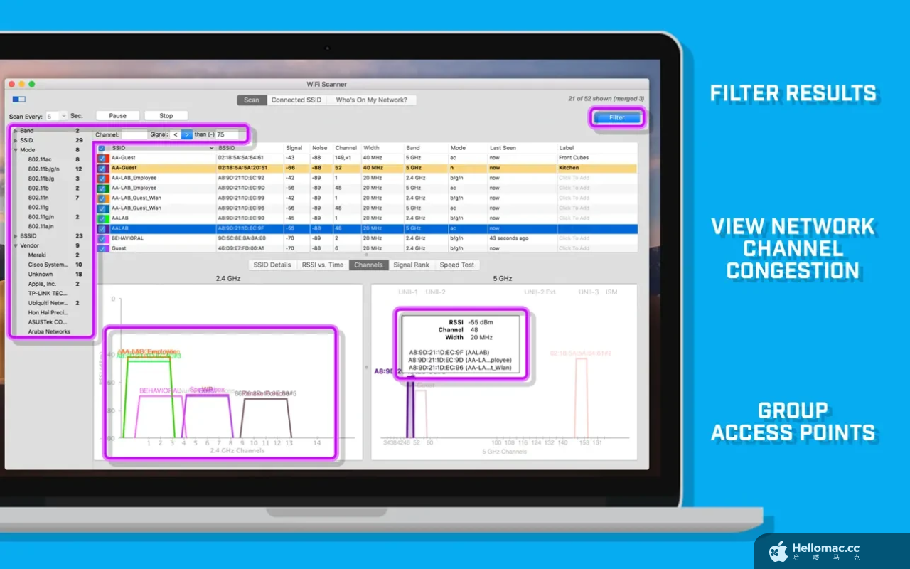WiFi Scanner v3.4 [MAS]
