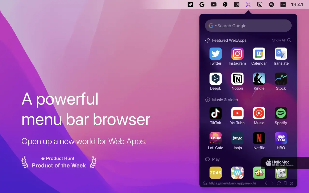 MenubarX Pro v1.7.6