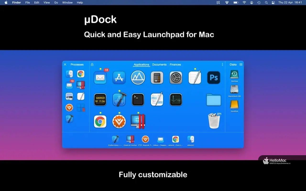 uDock v4.6.3