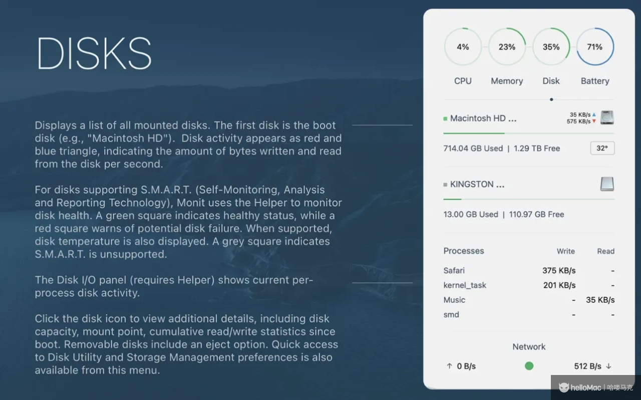 Monit v2.2.0 MAS