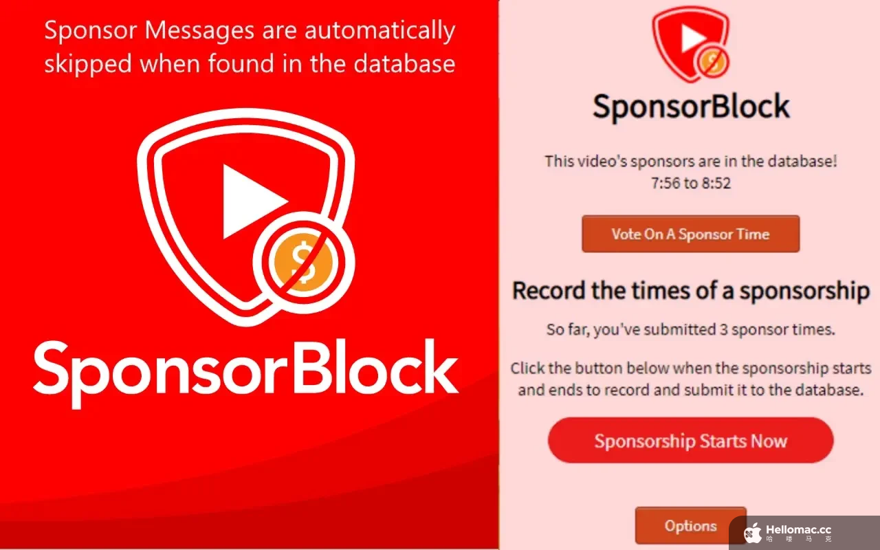 SponsorBlock for YouTube v5.12.3 MAS