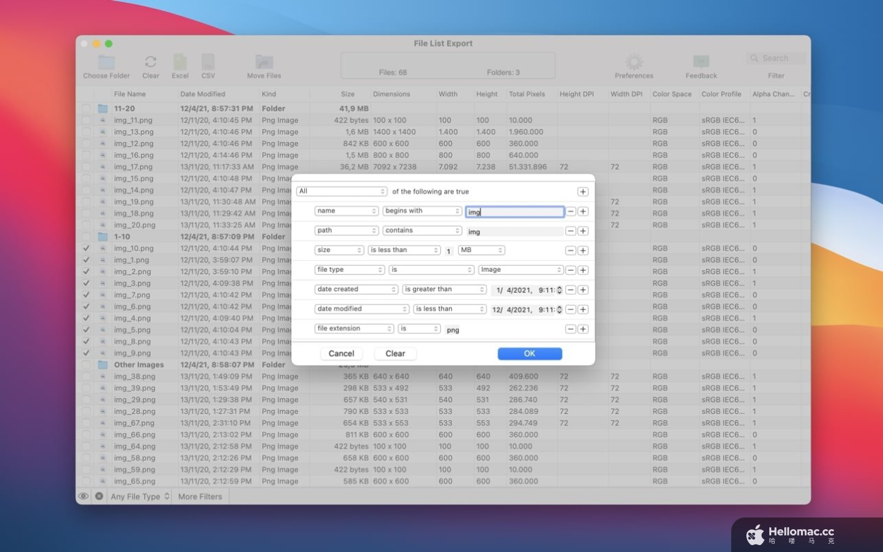 File List Export v2.9.3 MAS