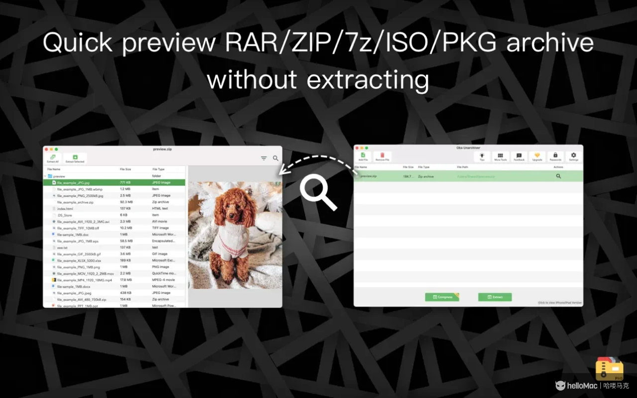 Oka Unarchiver Pro - Unzip RAR v2.1.8 MAS