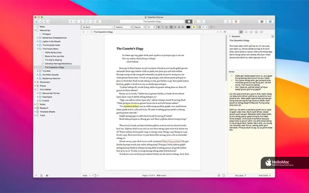 Scrivener 3 v3.4.0