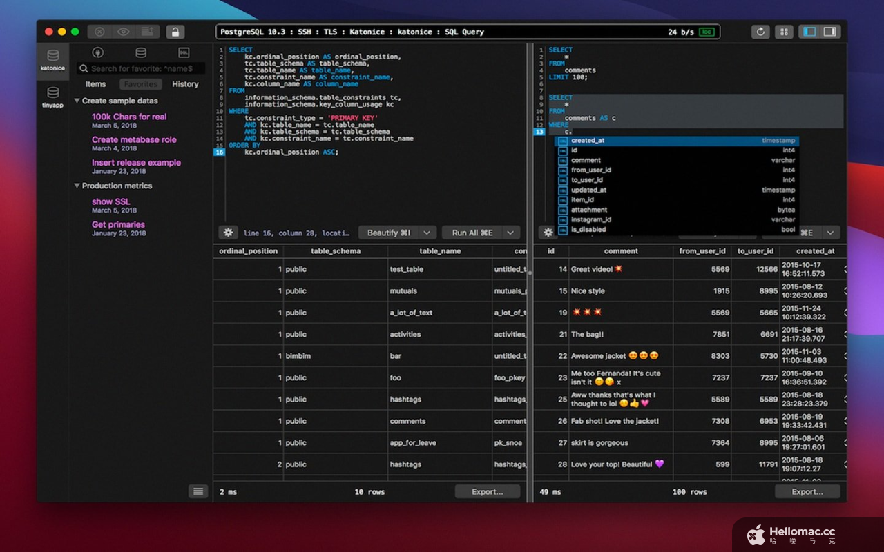 TablePlus v6.2.1 (578)