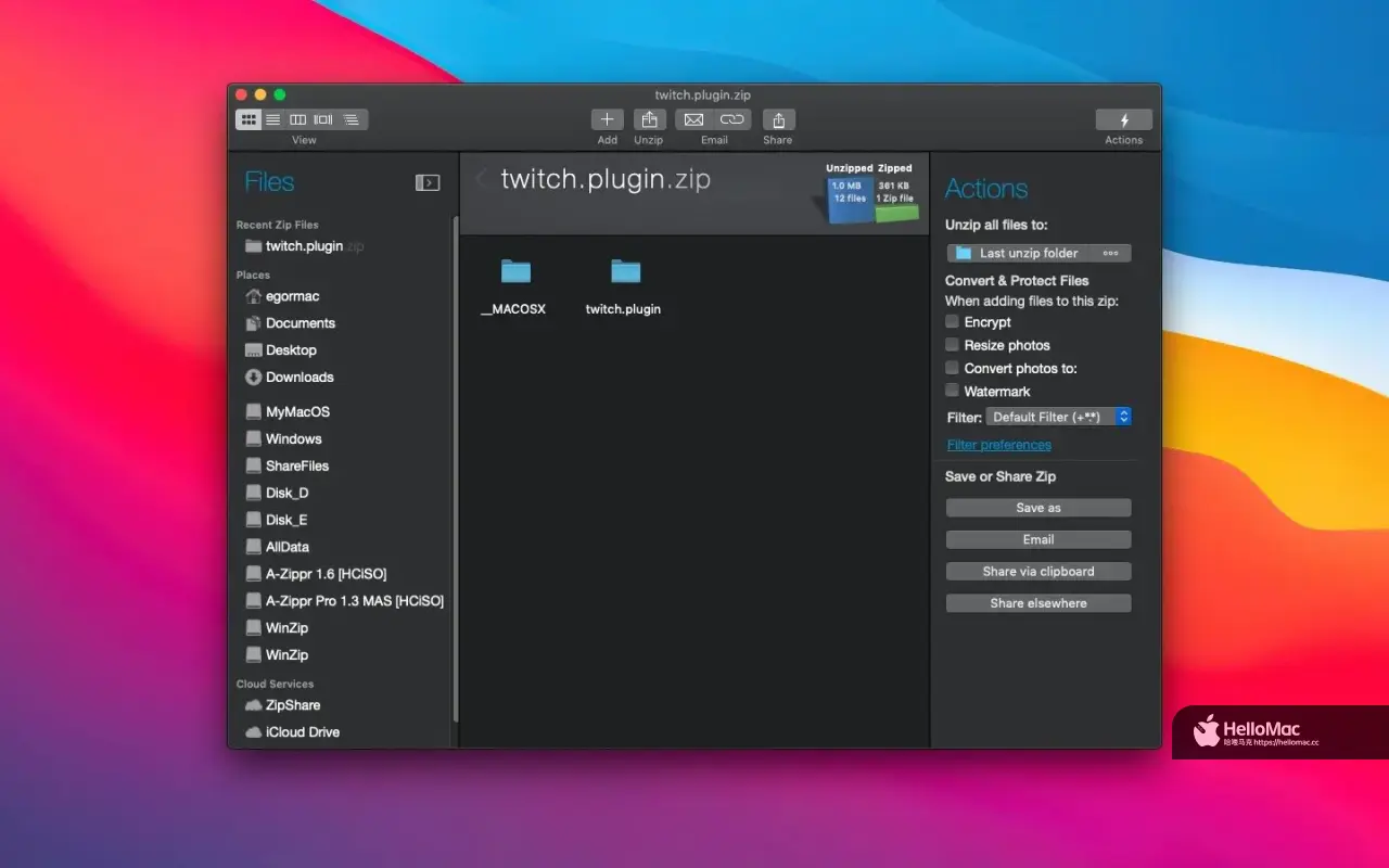 WinZip Mac Pro v12.0.7282