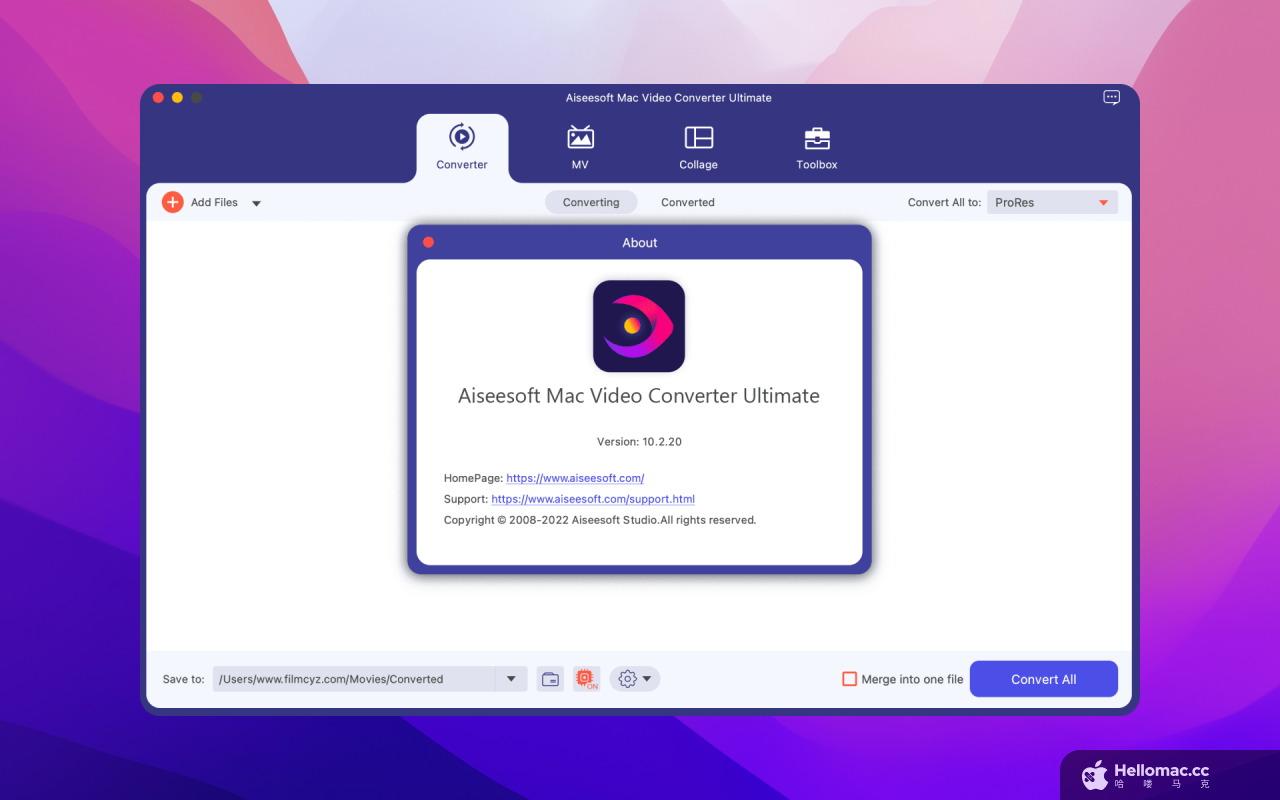 Aiseesoft Mac Video Converter Ultimate v10.5.36