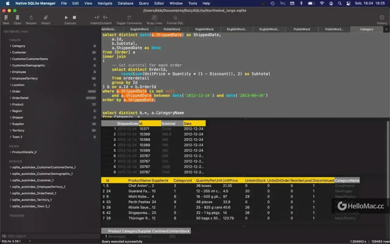 Native SQLite Manager v1.30.1 MAS