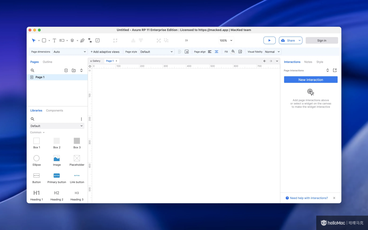 Axure RP 11 v11.0.0.4131 Enterprise Edition