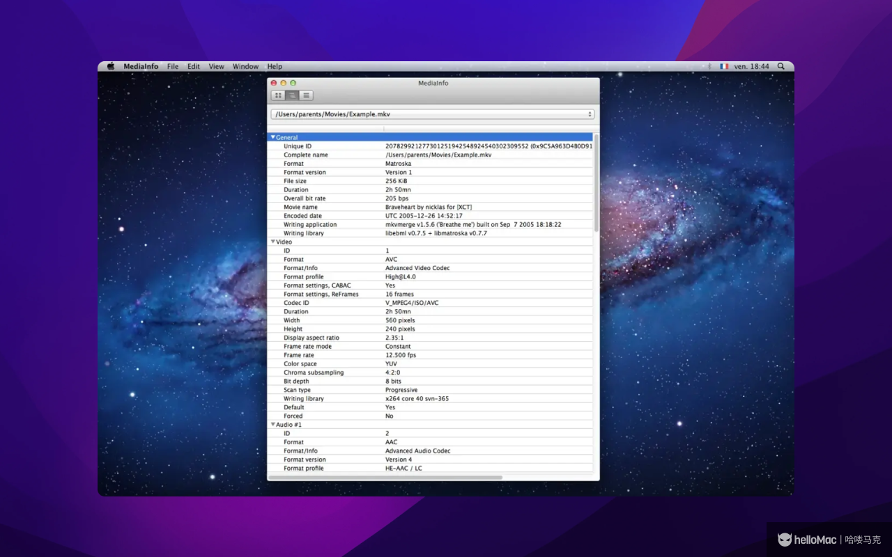 MediaInfo v25.04 MAS