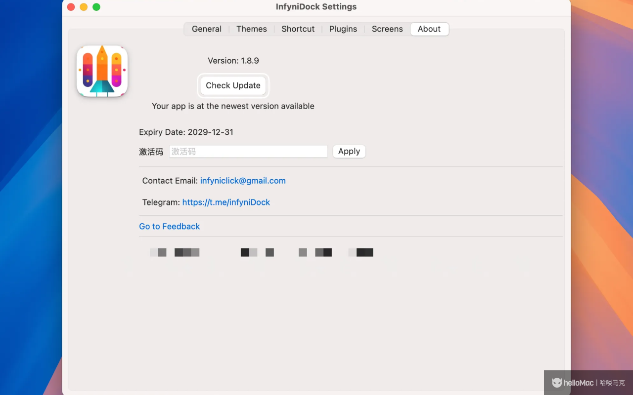 InfyniDock v2.5.10