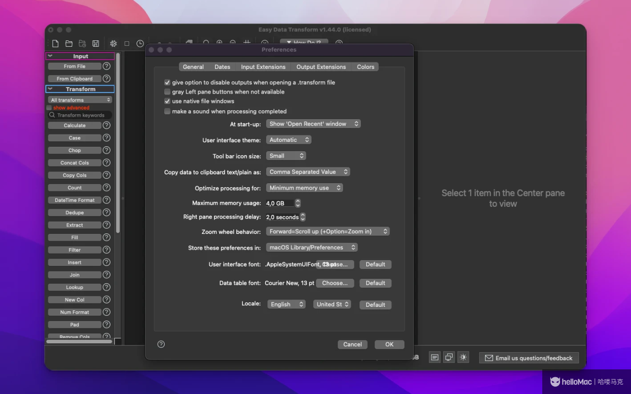 Easy Data Transform v2.2.0