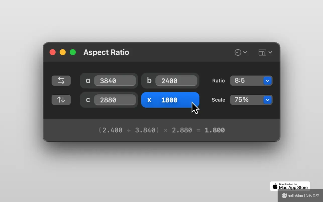Aspect Ratio v2.23 MAS