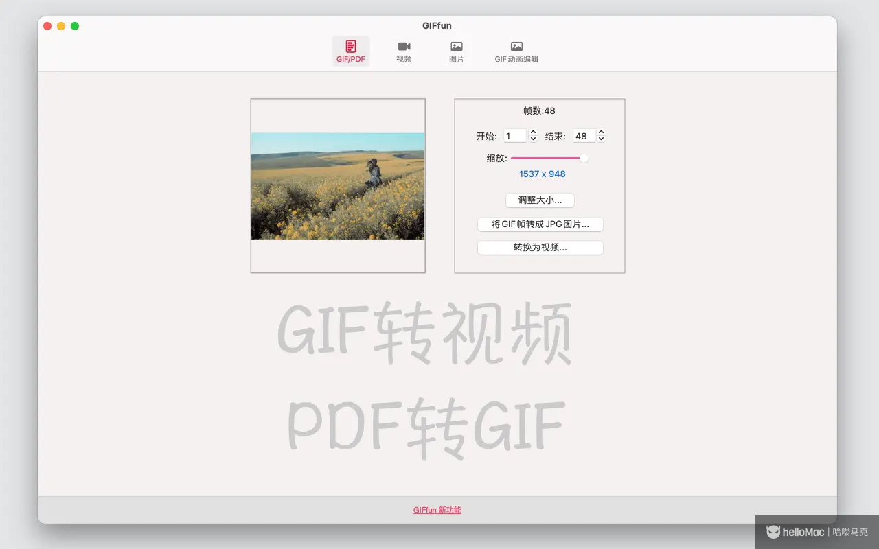 GIFfun - GIF制作器 v9.9.12 MAS