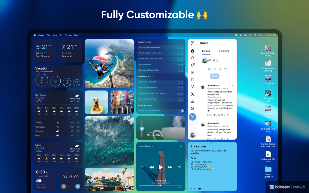 WidgetWall v3.10