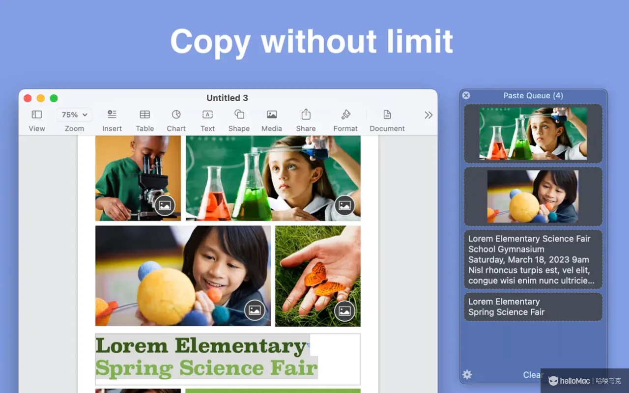 Paste Queue (Multi Clipboard) v1.6.4 MAS