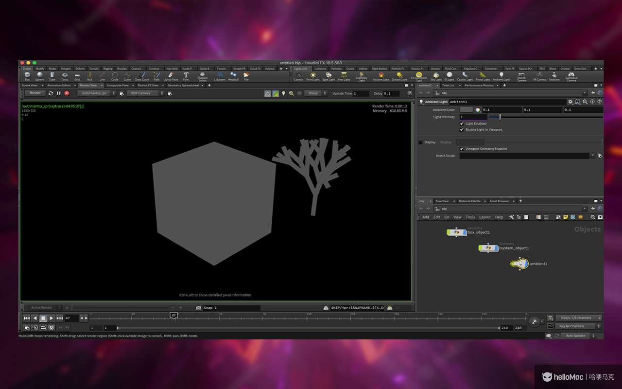 SideFX Houdini v20.5.487