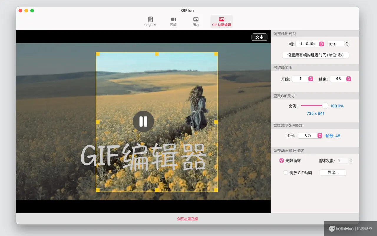 GIFfun - GIF制作器 v9.9.12 MAS