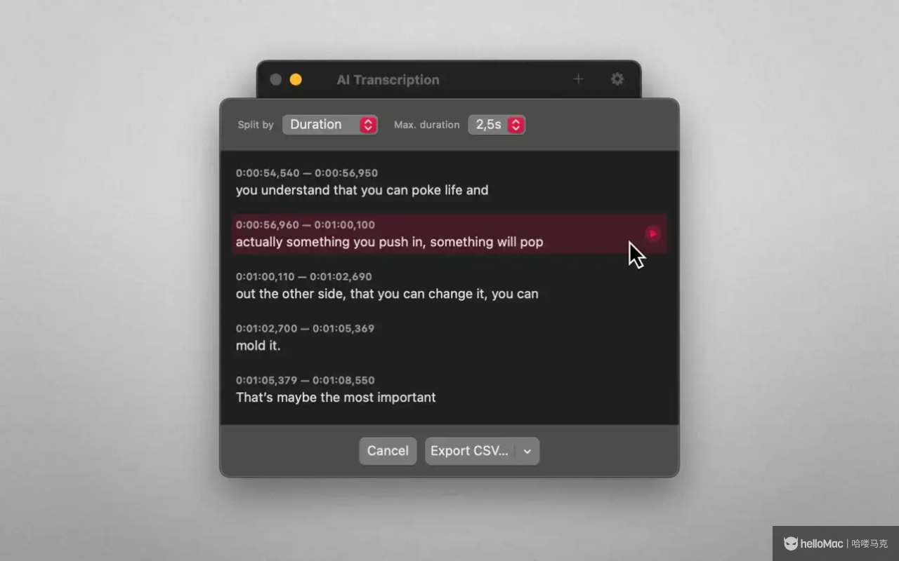 AI Transcription v2.10 MAS