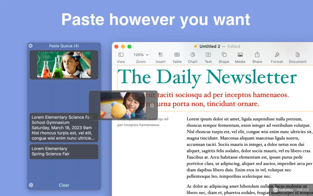 Paste Queue (Multi Clipboard) v1.6.4 MAS