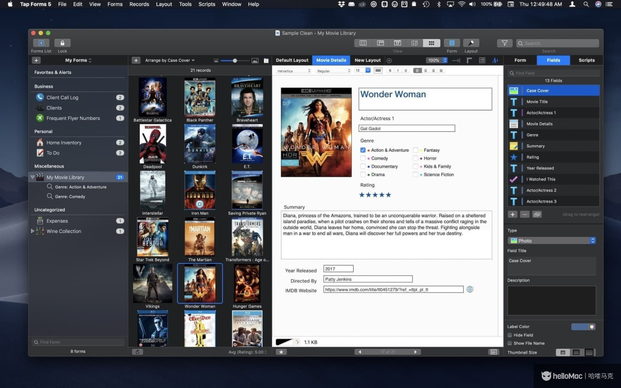 Tap Forms Mac 5 v5.3.43