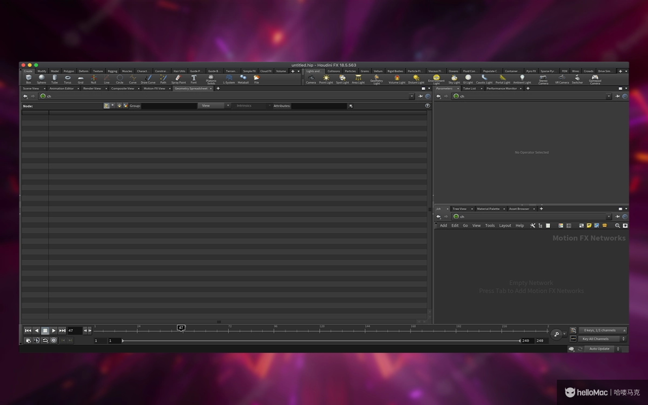 SideFX Houdini v20.5.487