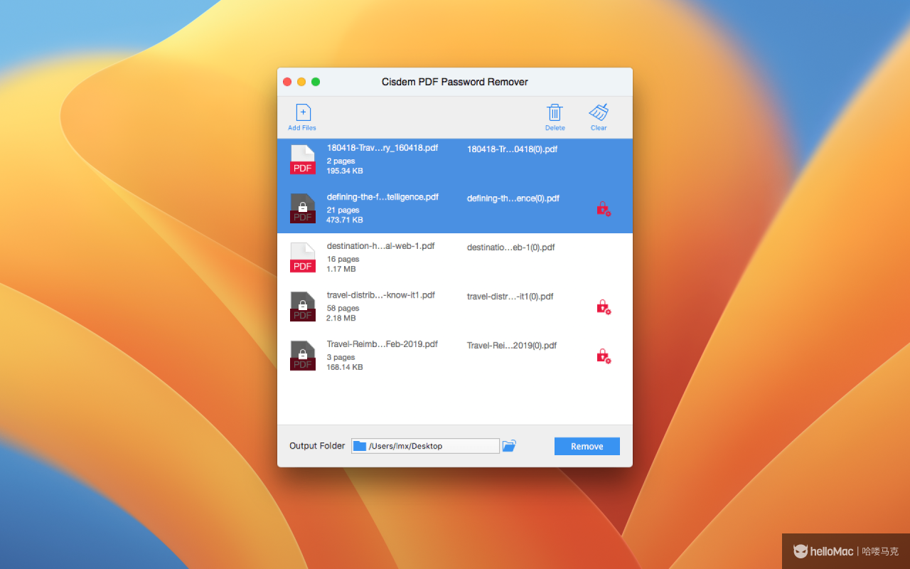 Cisdem PDF Password Remover v5.2.0