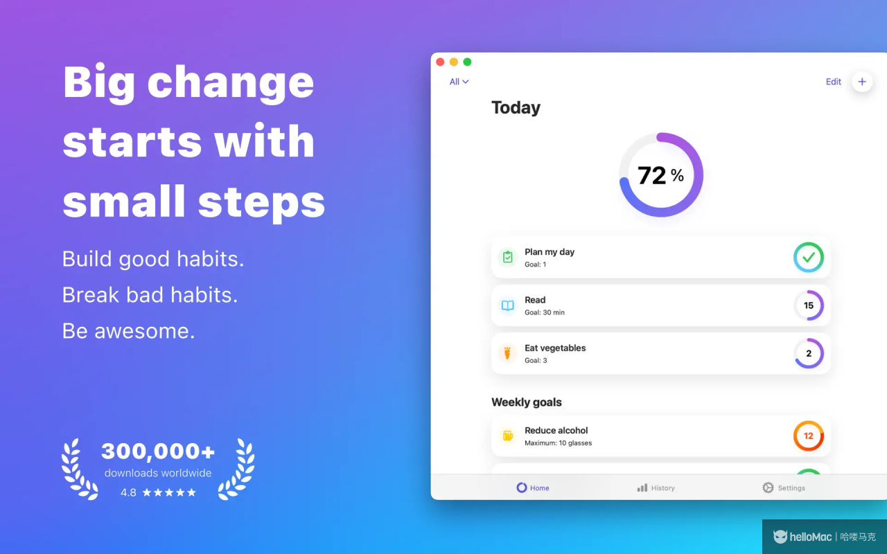 Awesome Habits: Habit Tracker v6.4.3