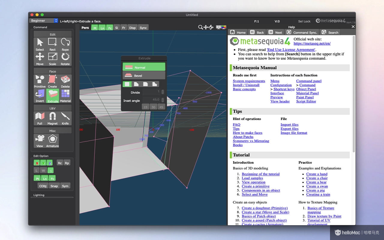 Metasequoia v4.7.6