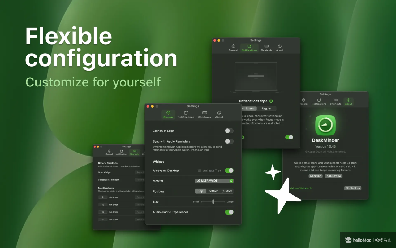 DeskMinder v2.0.6