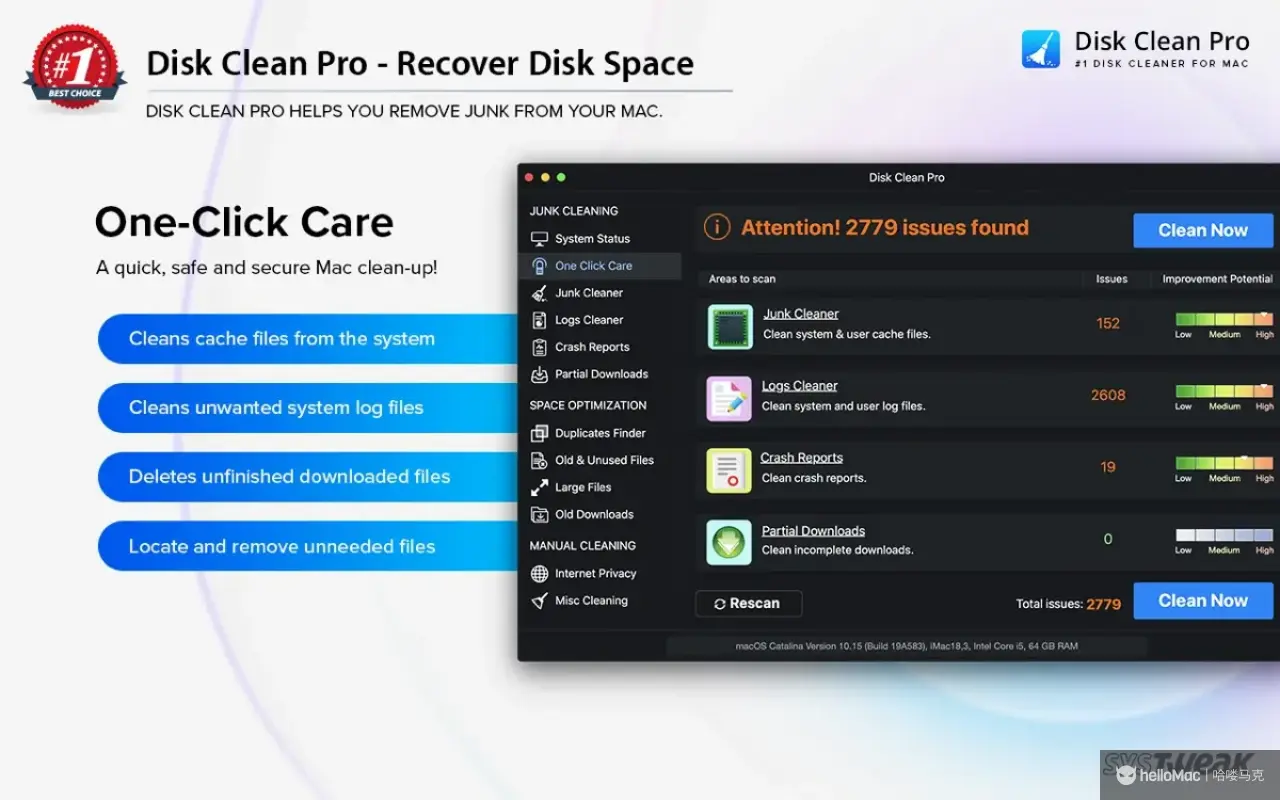 Disk Clean Pro v6.4 MAS