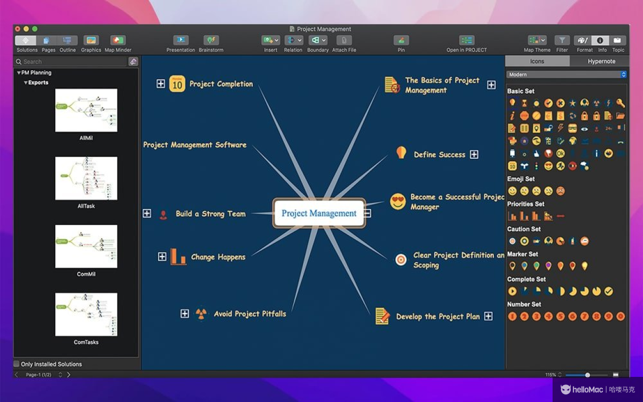 ConceptDraw MINDMAP v16.0.1.339