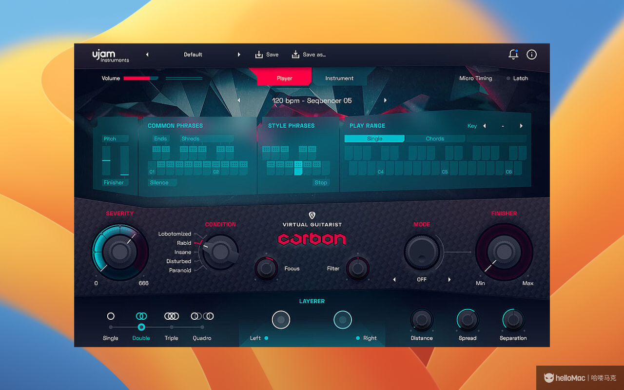 uJAM Virtual Guitarist Carbon v1.2.0