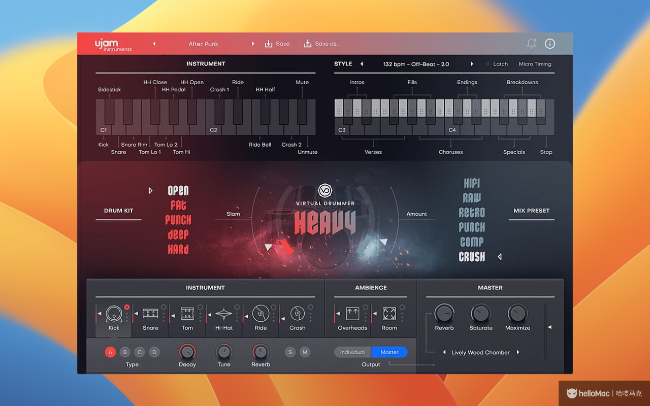 uJAM Virtual Drummer HEAVY v2.4.1