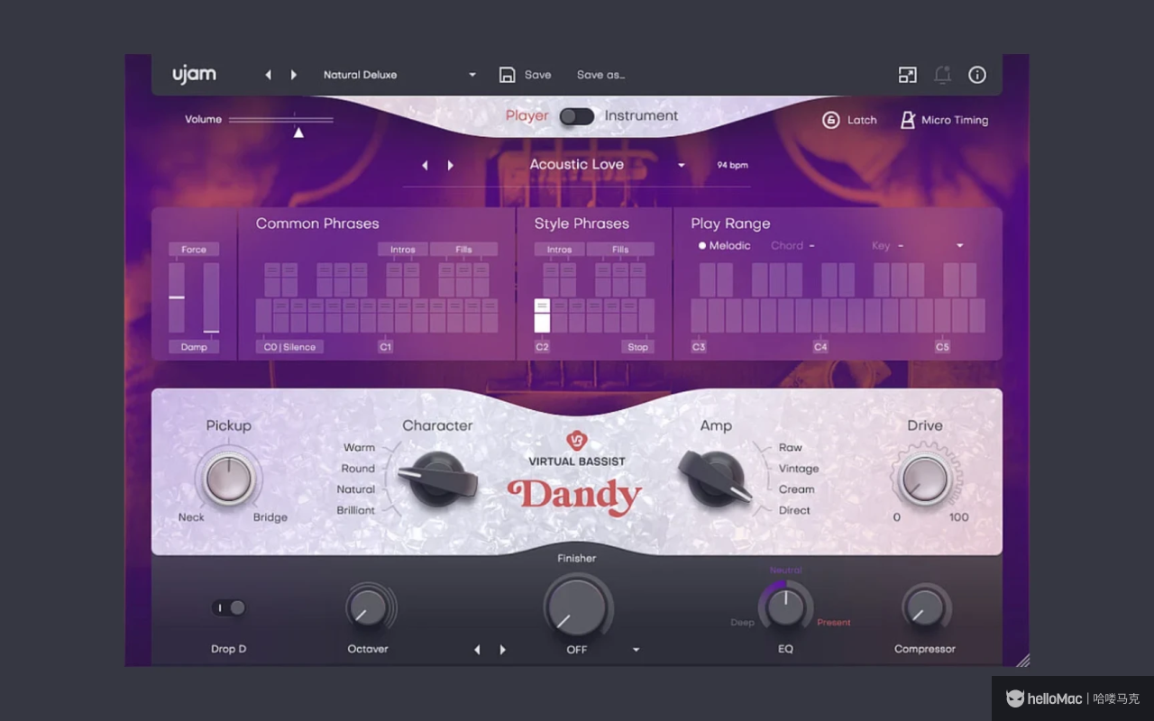 uJAM Virtual Bassist DANDY v2.4.0
