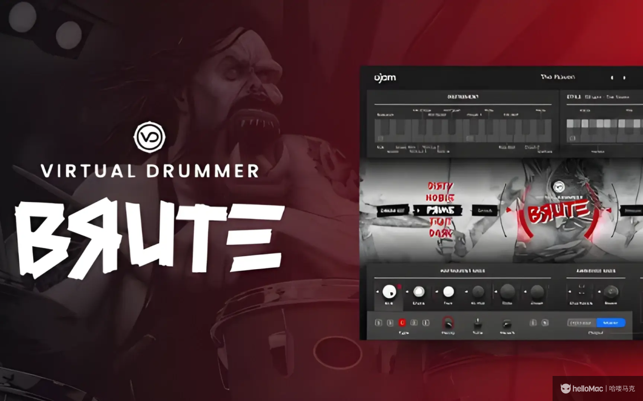 uJAM Virtual Drummer BRUTE v2.1.1