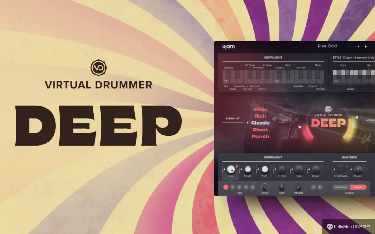 uJAM Virtual Drummer DEEP v2.5.0