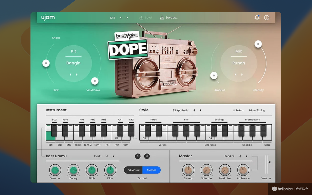 uJAM Beatmaker DOPE v2.3.1